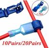 10 Piars Quick Electrical Cable Connectors Snap Splice Lock Wire Terminals Crimp