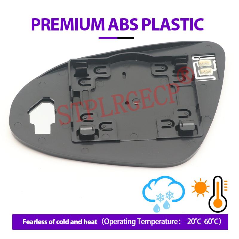 Heated Auto Left Right Door Wing Side Mirror Glass Rear View Lens for Toyota Camry XV50 12-17 Avalon XX40 13-18 US Version