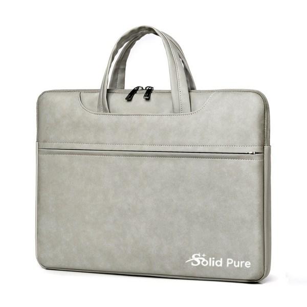 Высококачественная замшевая сумка для ноутбука Solidpure с диагональю 15,6 дюйма, розовая