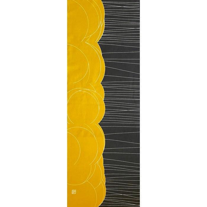 Some no Yasubo Hand Towel "Sen no Sora" Gold Series, 100% Cotton, Special Fine, Made in Japan, 35cm x 100cm