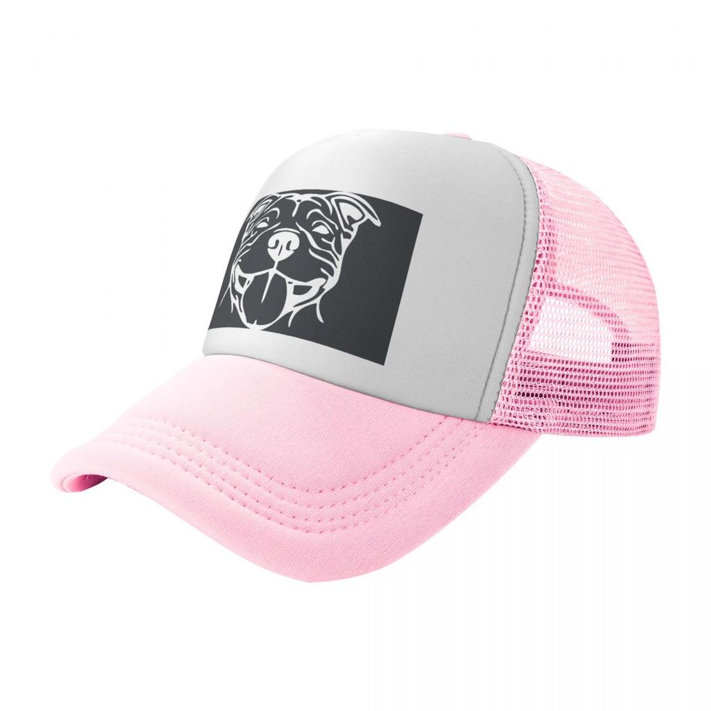 Бейсболка для стаффордширского бультерьера, летняя дышащая сетчатая шляпа, спортивная сетчатая кепка унисекс с защитой от солнца
