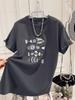 2024 Summer Trend: Women's Loose-Fit Pure Cotton Fish Print T-Shirt