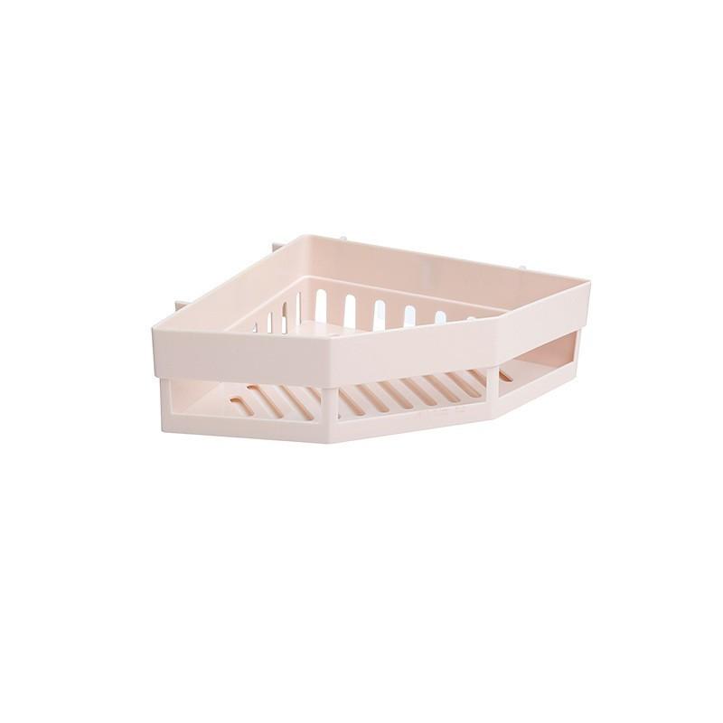 Угловые сливные полки без перфорации Стеллаж для хранения в ванной комнате