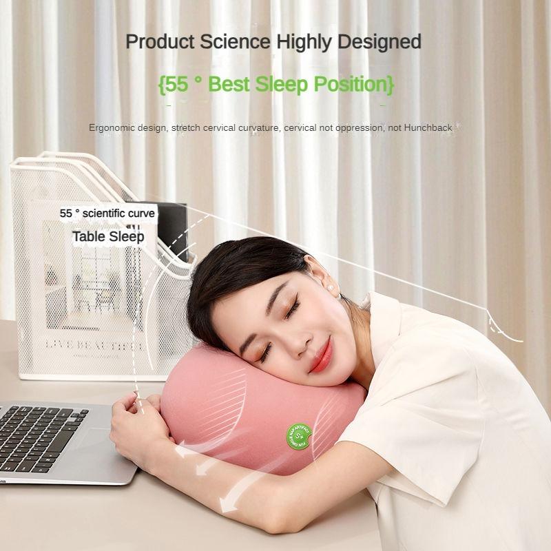 Массажная подушка для лица из пены с эффектом памяти, универсальная подставка для лица для массажа, СПА, салон красоты, чехол для релаксации, съемная подушка для красоты