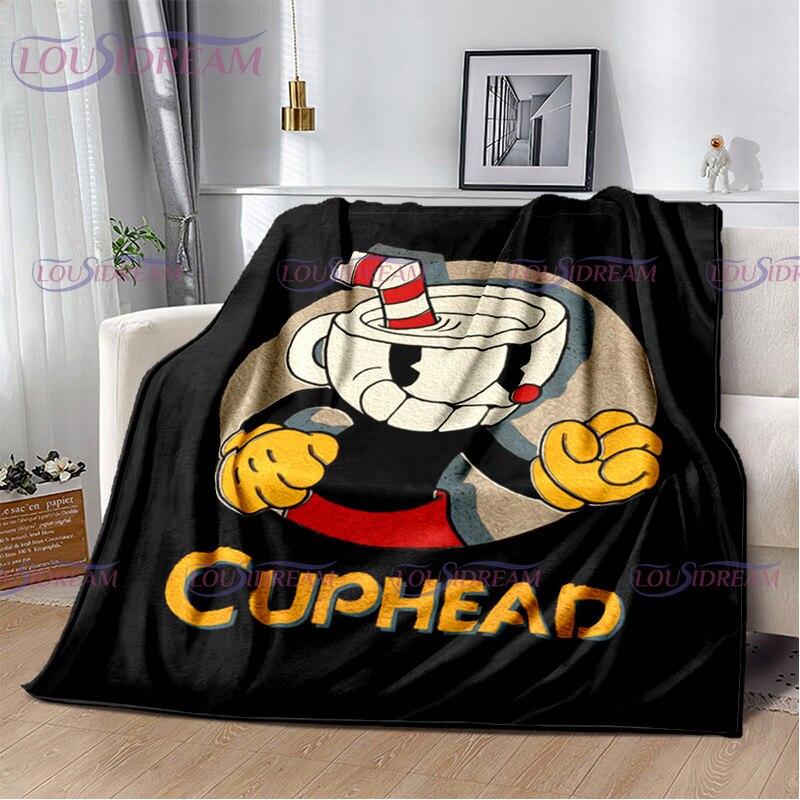 Мультяшное милое одеяло с принтом в виде чашки, пододеяльник для дивана, дорожное постельное белье, фланелевое одеяло, легкое дорожное покрывало