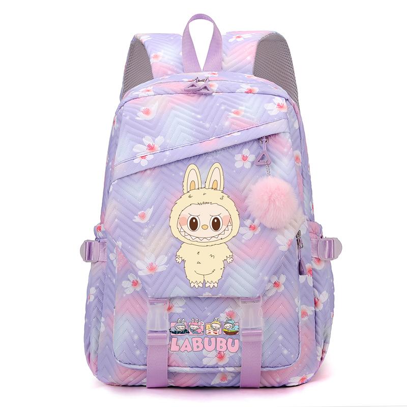 Cartoon Printed Backpack Student Kid Boy Girl Bookbag Teenger Large Capacity Waterproof Schoolbag Travel Bag Gift Mochila