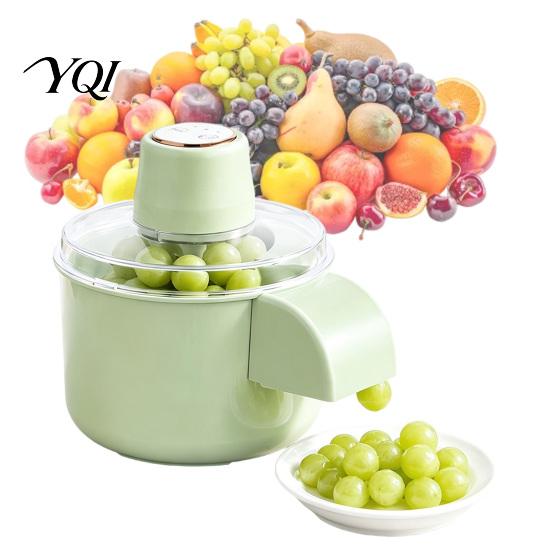 Hands Free Garlic Peeling Tool Automatic Electric Grape Peeler Machine, Rechargeable Fruit And Vegetable Skin Remover, Sharp Cordless Stainless Steel
