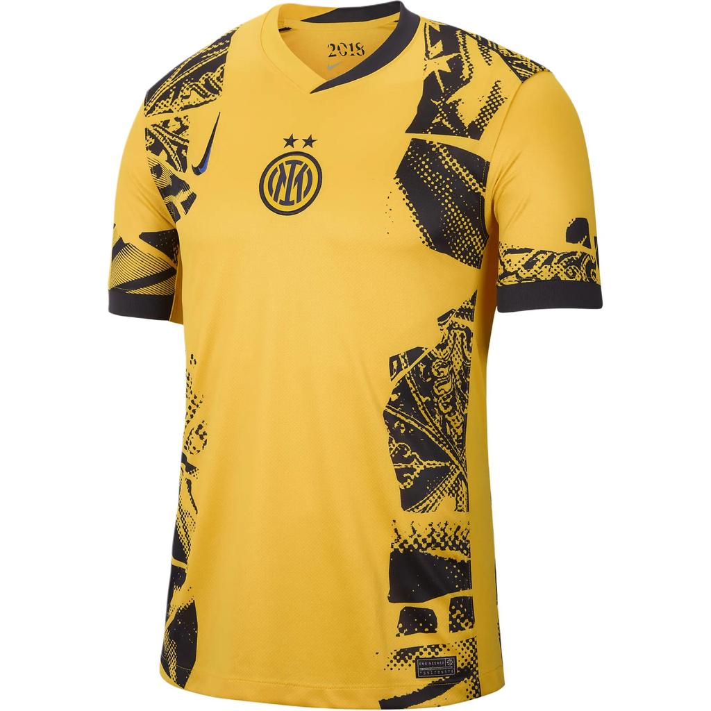 Nike Inter Milan Dri-Fit FW24 Retro Jersey Fashion Logo Short Sleeve V-Neck Football Shirt Men Jerseys Gold Black FQ2023-741