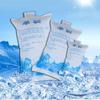 200 мл пакет со льдом для впрыска воды, практичный пакет со льдом для пикника, кубики льда для консервации фруктов и овощей, сумка для холодного хранения морепродуктов, гелевый охлаждающий пакет со льдом