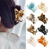 Women Hair Claw Cat Shape Shiny Rhinestones Inlaid Hair Clip Anti-slip Teeth Back Head Shark Hair Clamp