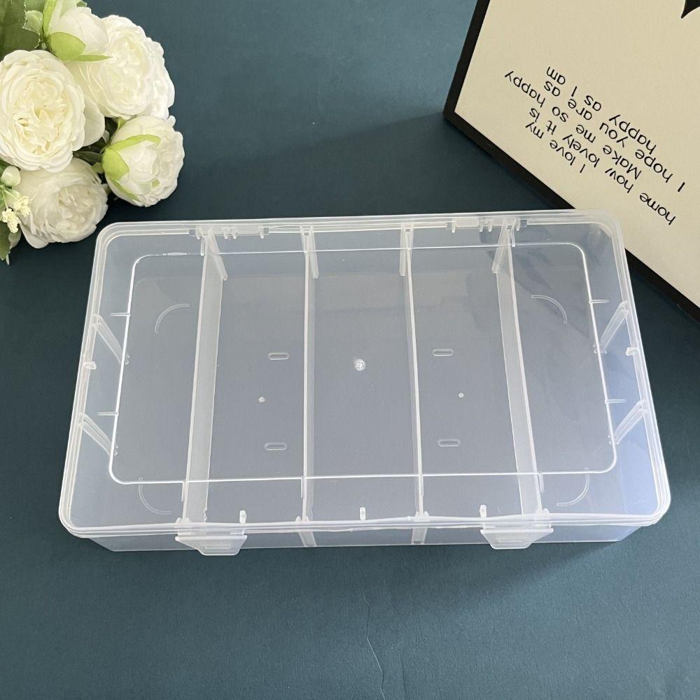 Secure Latch Tool Storage Box Transparent Accessory Organizer Hardware Accessories