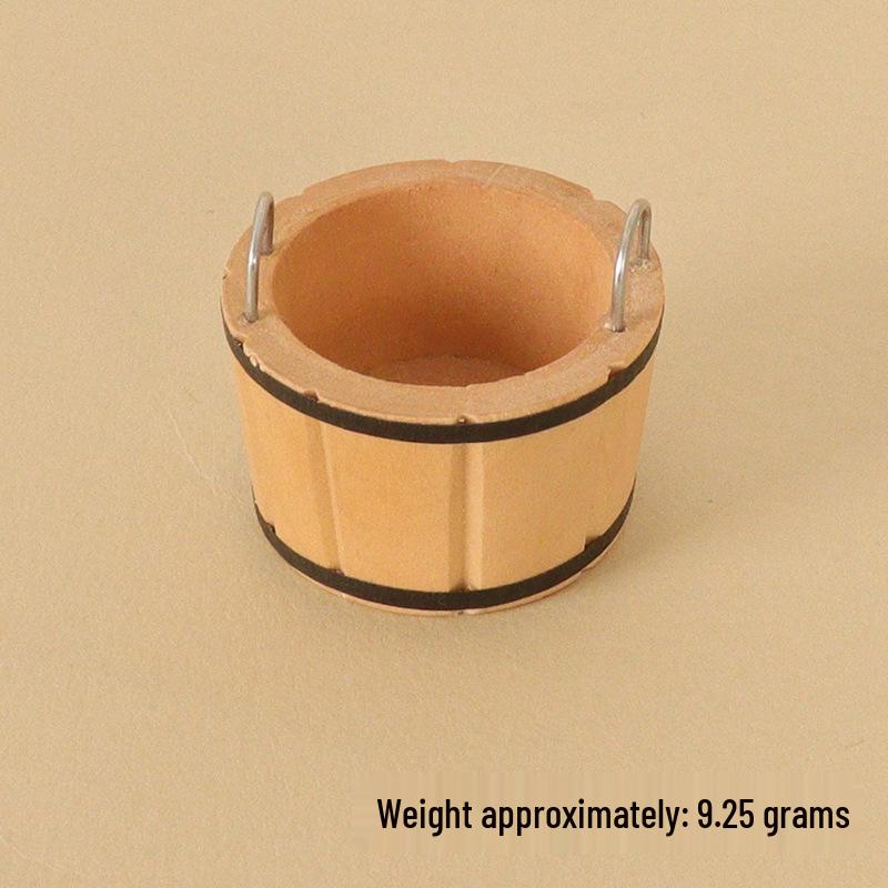 Миниатюрный набор для кукольного домика: метла и швабра с деревянным ведром