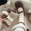 Fashion Autumn Winter Warm Thick Floor Socks with Velvet Dots Australian Fleece Home Cute Confinement Socks Versatile Floor Sox