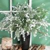 8 шт искусственные цветы искусственные цветы Babys Breath искусственные растения белые гипсофилы искусственные цветы зеленые стебли для свадебной цветочной вечеринки домашний декор