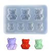 Silicone Epoxy Molds DIY Craft Moulds Home Table Decorations Little Bear Shaped DIY Ornaments Molds Silicone Material