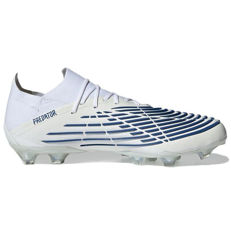 Adidas Predator Edge.1 L AG Футбольные бутсы для мягкого искусственного газона Бело-синие Мужские футбольные бутсы GW3656
