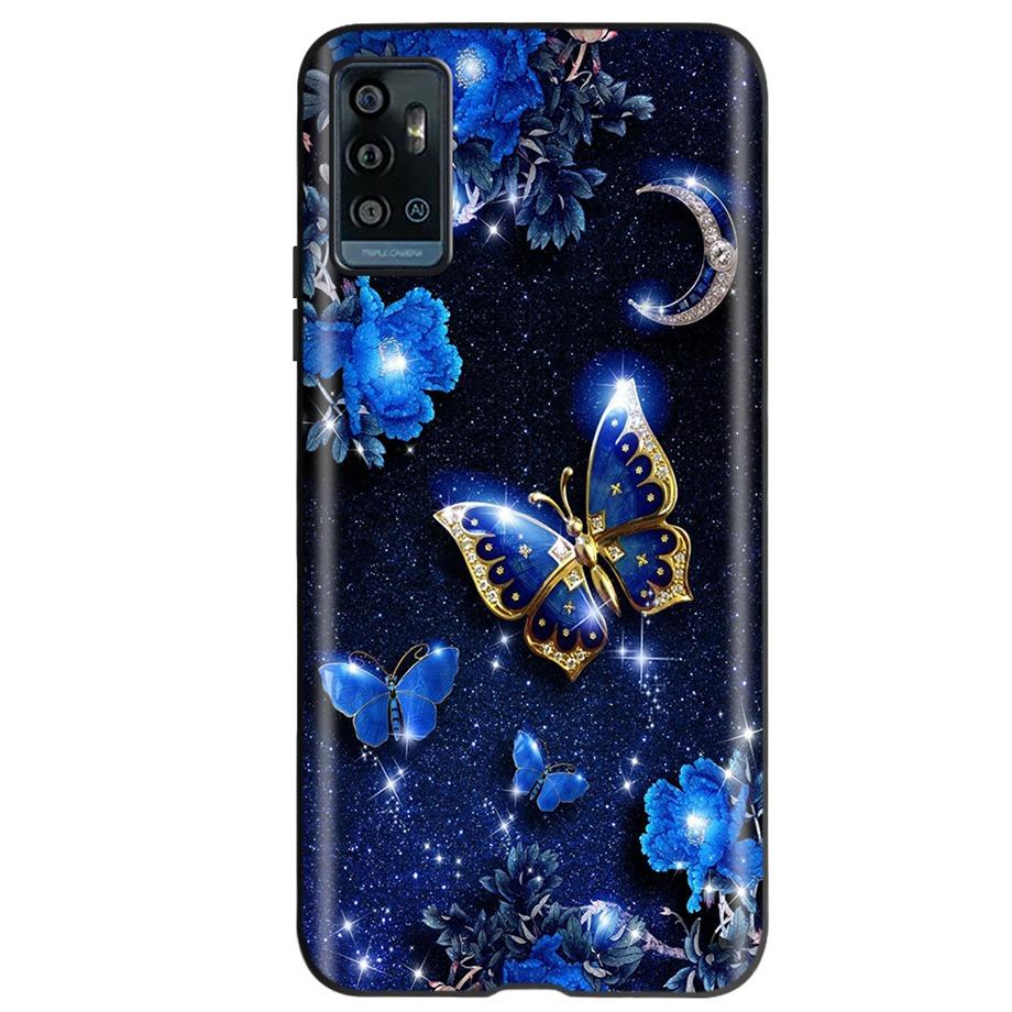 For ZTE Blade A71 Case Silicone Back Cover Phone Cases for zte blade A 71 a71 A7030 Soft Coque Fashion TPU bumper Eiffel Tower