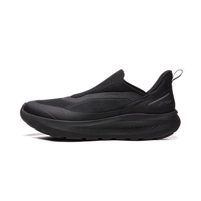 Li Ning Cloud Yi Слипоны Износостойкие Дышащие Амортизирующие Нескользящие Низкие Повседневная Обувь Мужская Черный AGLW055-3