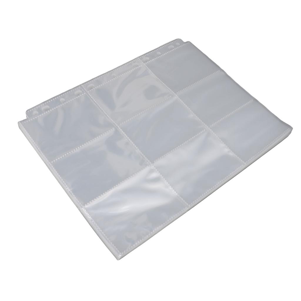 40 шт. конверты для торговых карточек, двухсторонние конверты для карточек, листы для переплета, прозрачная пластиковая страница для карточек