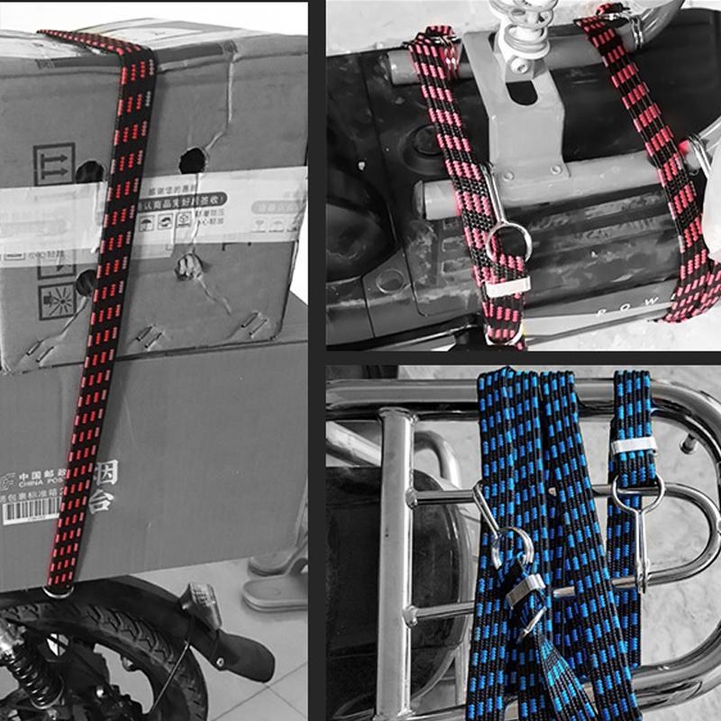 Мотоциклетные резинки Резиновые крючки для багажа Веревка для шнура Велосипедная веревка Стяжка для автомобильного багажа Ремень для багажника на крышу Фиксированный крюк для автомобильных аксессуаров