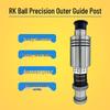 Replacement Disc Mill Mold Accessories - Cross Roller Rolling Rubber Sleeve & Outer Guide Post Bushing Set