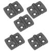 10Pcs Door Hinges plastics Black Door Bearing Butt Cabinet ABS Hinge Home Furniture Hardware Door Hardware