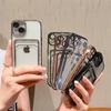Applicable To IPhone16 Mobile Phone Case Plating Card Bag Apple 15 Promax Card Case 1314 with Lens Film