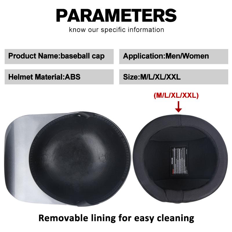 Винтажный шлем Uchoose с открытым лицом, полушлем для мотокросса, скутер, крейсер, чоппер, бейсбольная кепка, шлем, летняя езда