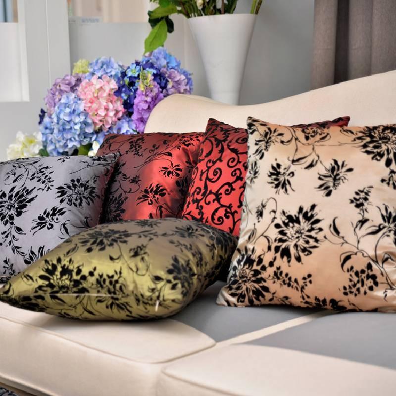 Декор Дома Мягкий Диван Флокированная Подушка Подушка на Изголовье Чехол для Подушки Спина Поясница