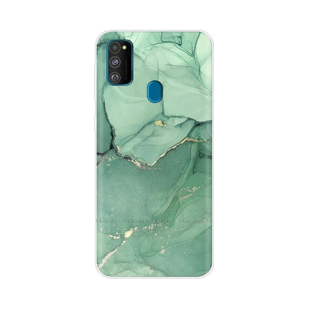 Для Samsung Galaxy M21 M30S Чехол Задняя крышка Прозрачный Мягкий Силикон ТПУ Чехол для телефона Для Samsung M21 M30S Прозрачный Ударопрочный Coque Оболочка