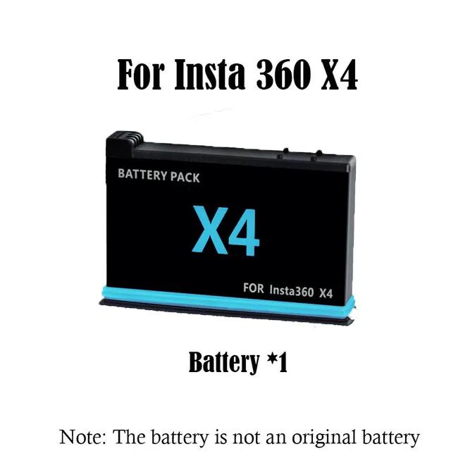 Для Insta 360 X4 2500mAh литий-ионный аккумулятор, зарядное устройство Amagisn на 3 слота, зарядное устройство для Insta360 X4, аксессуары