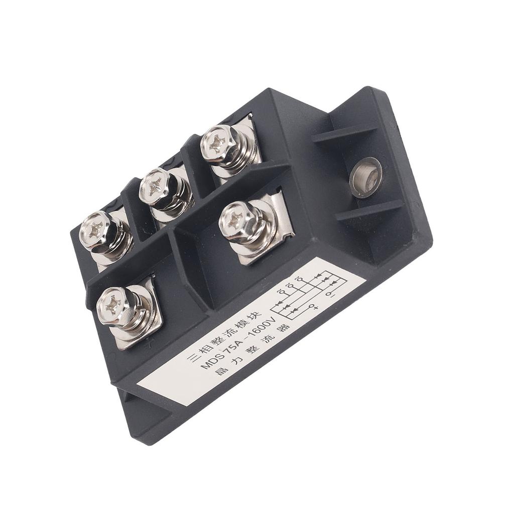 Трехфазный мостовой выпрямитель 75А 5 выводов ABS латунь отвод тепла диодный выпрямитель силовой модуль