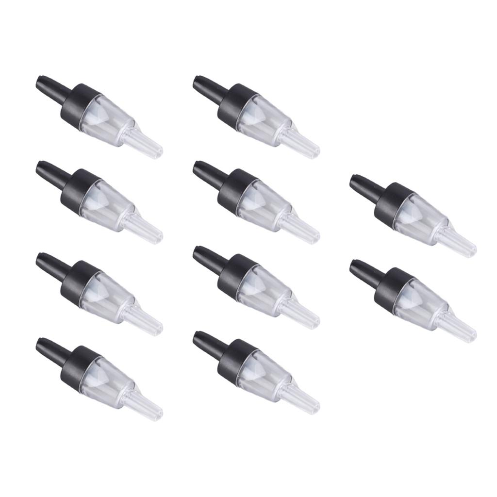 10Pcs Air Oxygen Pump Check Stop Valve NonReturn Tubing Connector Aquarium Supplies