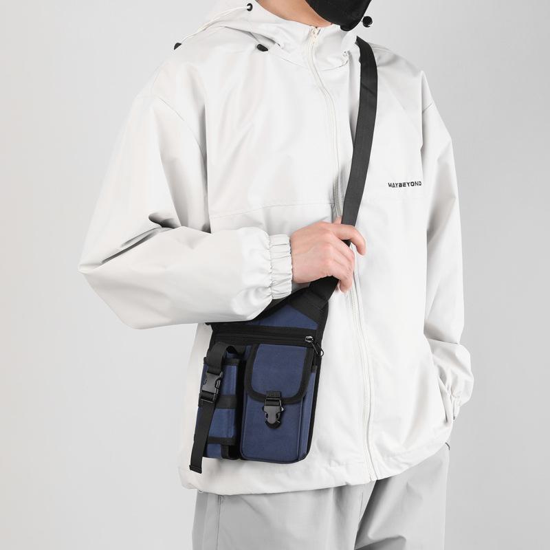 Мужская многофункциональная сумка на плечо, нагрудная сумка, уличная походная сумка для чайника, сумка через плечо, поясная сумка