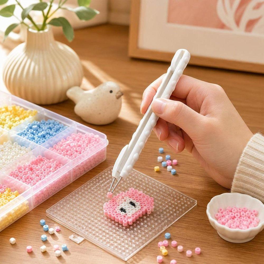No-Clog Mechanism Bead Placement Pen Plastic Automatic Bead Dispenser for Craft Enthusiasts