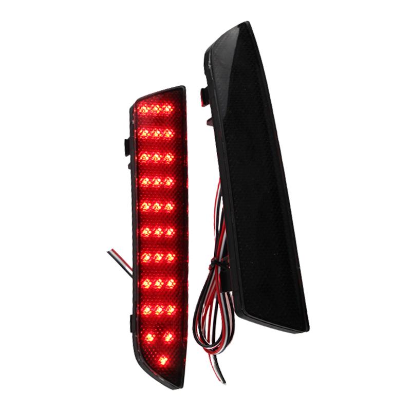 2pcs A4478260140 Rear Bumper Reflector LED Brake Stop Red Light Red Smoke Red Lens For Mercedes-Benz W447 Vito 2014-2021