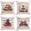 New Halloween Pillowcase Home Backrest Cushion Sofa Cushion Linen Pillowcase