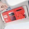 PU Leather Car Sun Visor Ticket Card Storage Bag Accessories For Mitsubishi Lancer Mirage ASX Pajero Ralliart Outlander Jinxuan