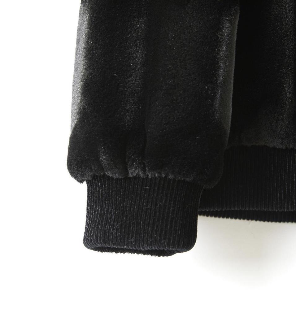 Мужская зимняя шуба из искусственного меха золотой норки