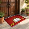 Floor Mat Soft Flannel Rug Non Slip Absorbent Mat for Bathroom Bedroom Home Decor A G G Garfield
