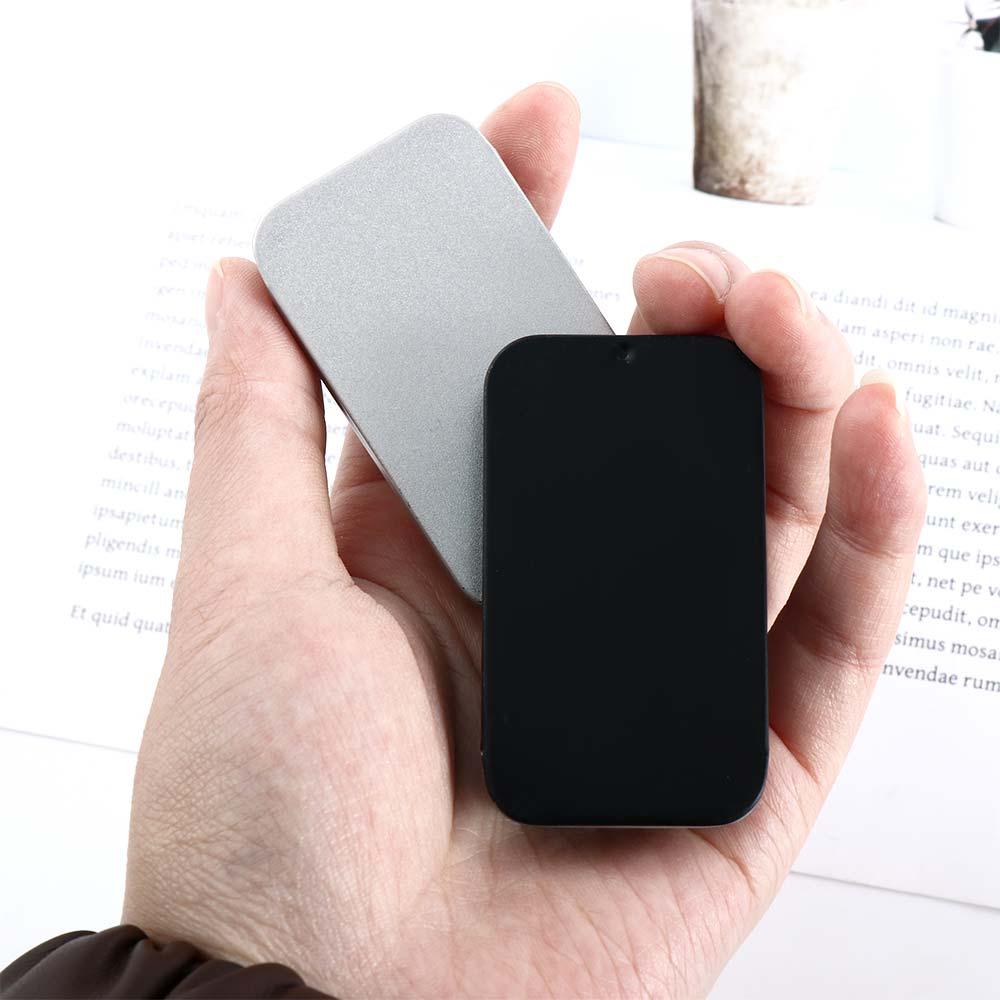 Жестяные баночки Твердые духи Конфетница Мини железная коробка Домашний органайзер Жестяная выдвижная коробочка Мини мыльница для бровей