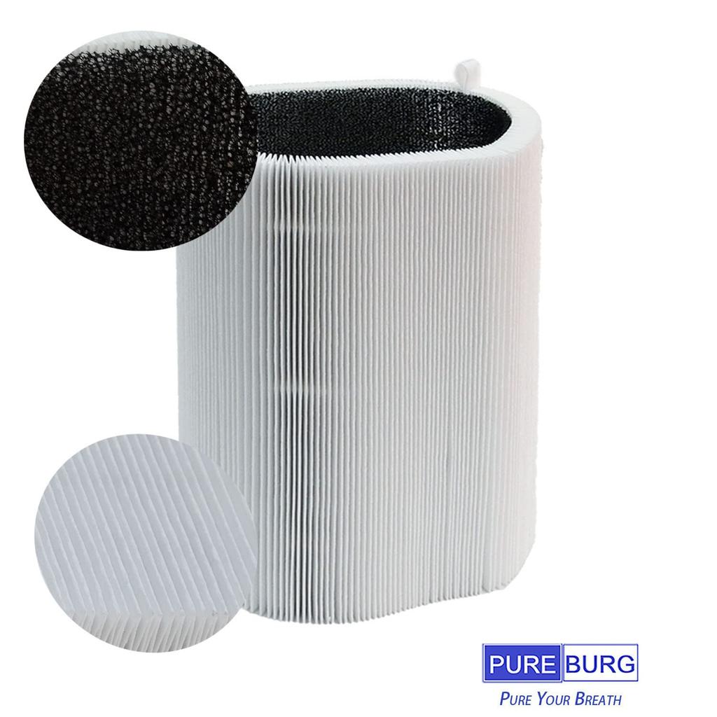Сменные фильтры PUREBURG, совместимые с Blueair Blue Pure 3210, номера деталей 100929 H13 True HEPA 411, 411+ и очистителями, 106488, 2 шт.,