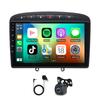 9inch Car Stereo Radio Car-play GPS Navigation Compatible for P-eugeot 308 2007-2015 Android 14