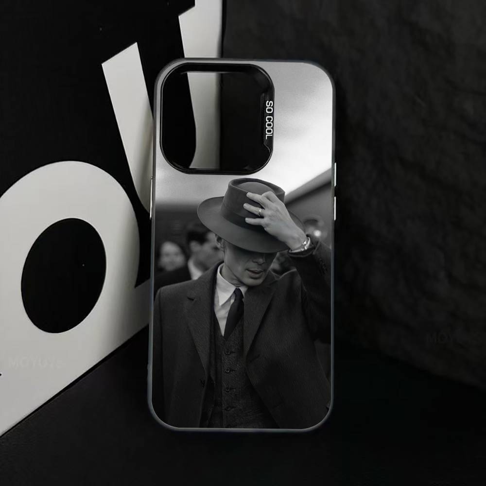 Чехол для телефона R-Ruler от S-Shelby для iPhone 17,16,15,14,13,12,11 Plus,Pro Max,XS, Цветной Серебряный Покрытый Внутренний Чехол
