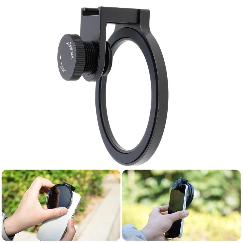 Versatile 67mm Mobile Lens Filter Mount Smartphone Filter Bracket Action Camera Accessories Suitable for Phone 14/15