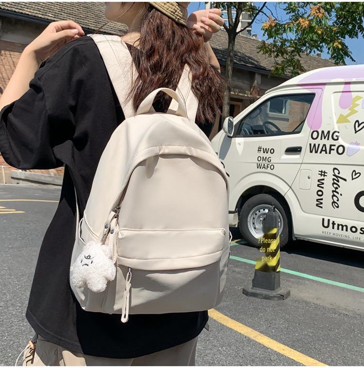 Корейский однотонный рюкзак для школьников младшей школы — универсальный и стильный для мальчиков и девочек
