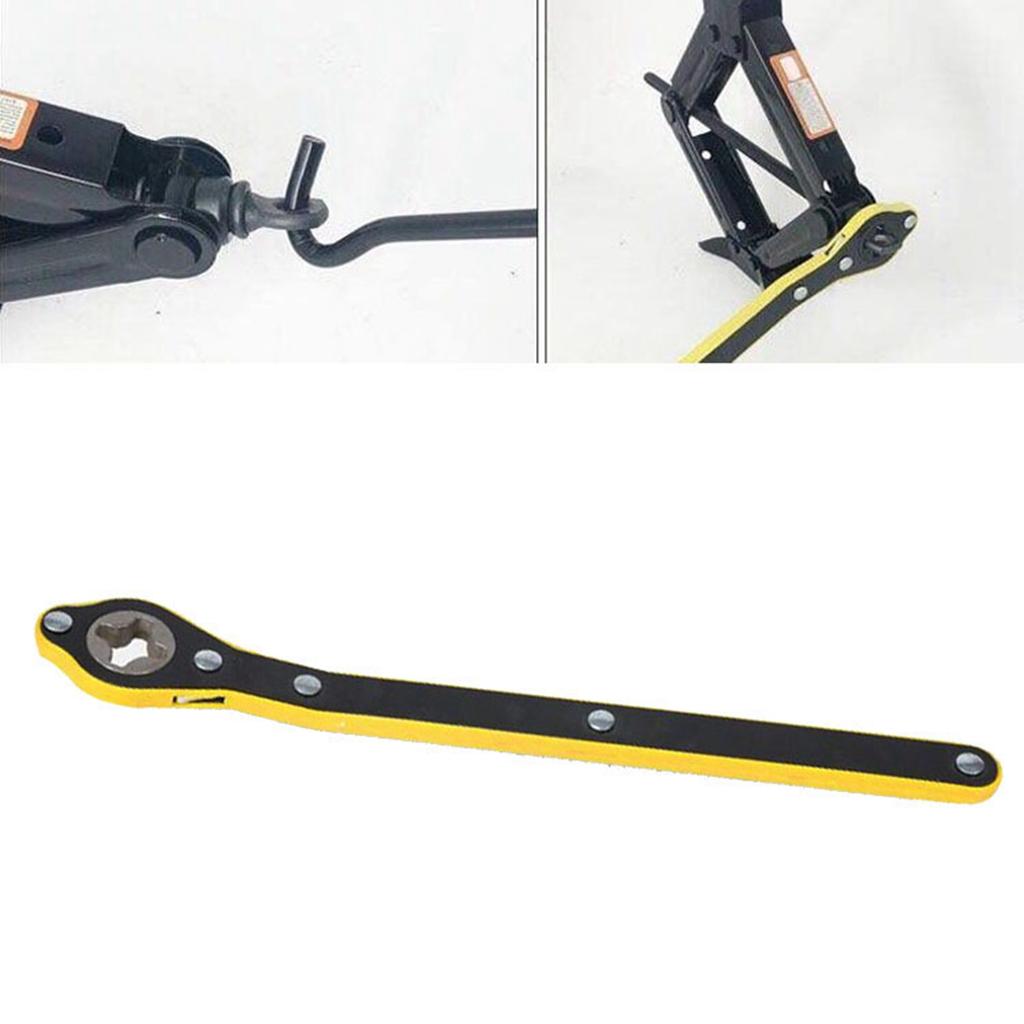 Ratchet Spanner Metal Labor Saving Strong Durable Rocker Design Jack Ratchet Wrench