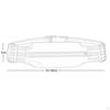 Adjustable Running Belt with Reflective Strap for Outdoor Activities