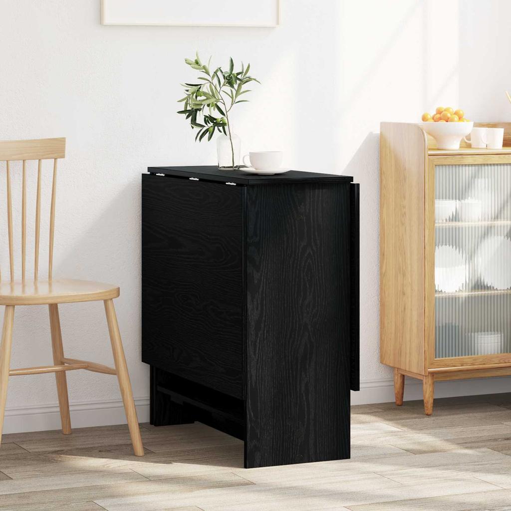 Dining Table 138 x 70 x 73.5 cm Engineered Wood Black Oak