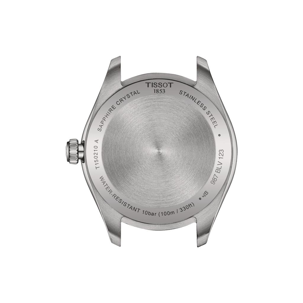 Tissot Мужские модные часы из нержавеющей стали с серебристым циферблатом T150.210.21.031.00